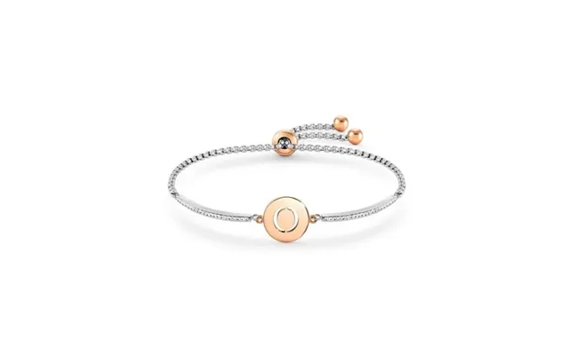 Milleluci Rose Gold And Cz Letter O Bracelet