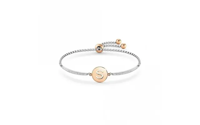 Milleluci Rose Gold And Cz Letter S Bracelet