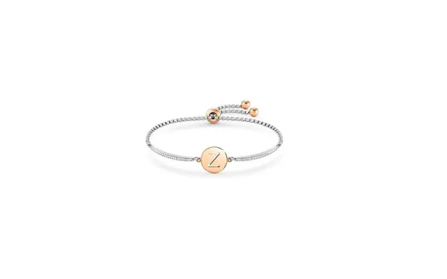 Milleluci Rose Gold And Cz Letter Z Bracelet