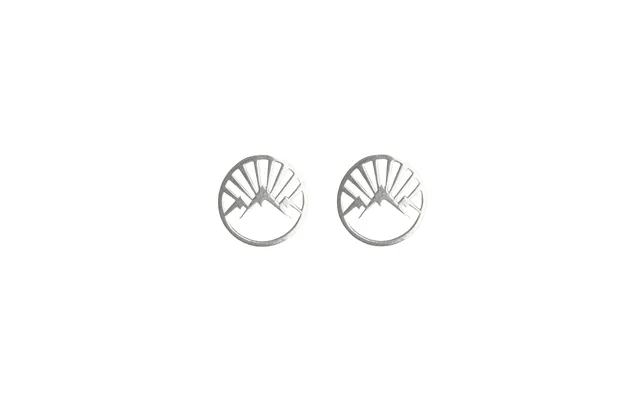 Mountain Earrings In Sterling Silver