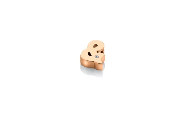 Silver Ampersand Icon Pendant With Rose Gold product image