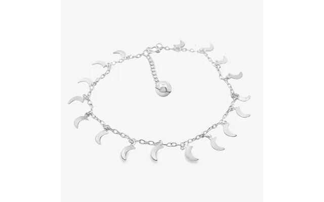 Silver Moon Anklet