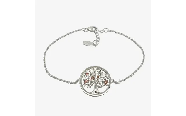 Silver & Rose Gold Family Tree Bracelet