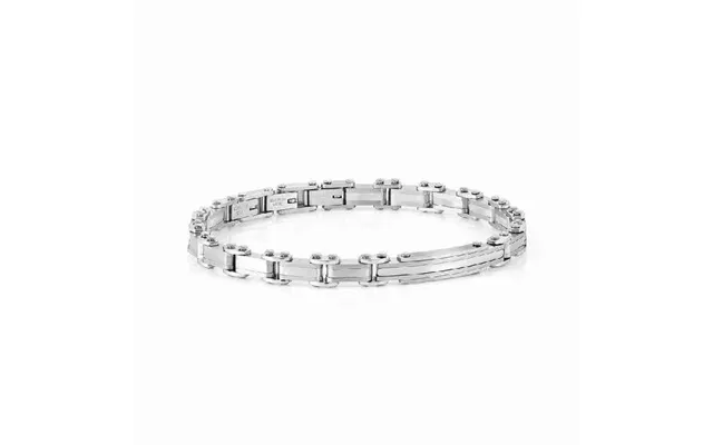 Strong Steel Plate Link Bracelet