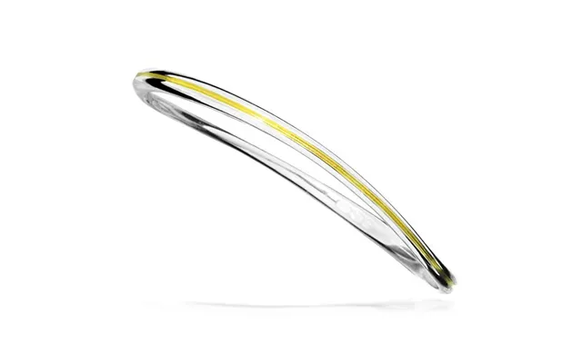 Trailblazer 18kt Gold & Silver Bangle - Large product image