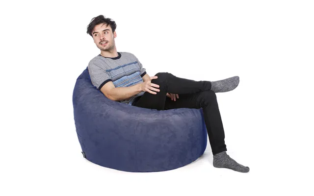 Faux Suede Bean Bag Chair