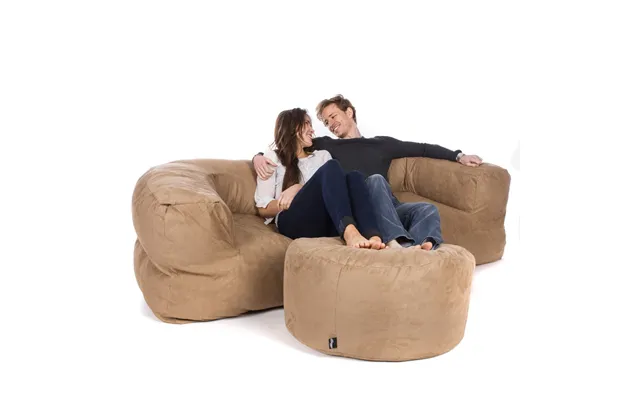 Faux Suede Couch Bean Bag