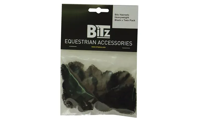 Bitz Hairnets Heavyweight Twin Pack - Black product image