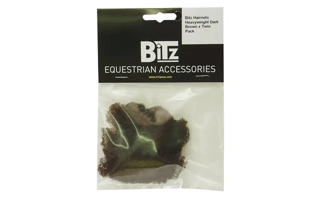 Bitz Hairnets Heavyweight Twin Pack - Dark Brown product image