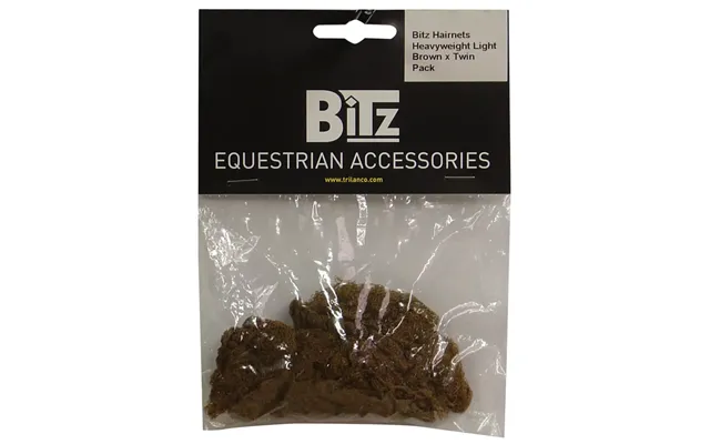 Bitz Hairnets Heavyweight Twin Pack - Light Brown product image