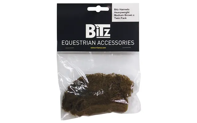 Bitz Hairnets Heavyweight Twin Pack - Medium Brown product image