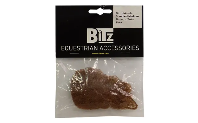 Bitz Hairnets Standard Twin Pack - Medium Brown product image