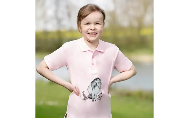 British Country Collection Bracken Pony Childrens Polo Shirt - Pink 3-4 Years product image