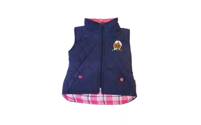 British Country Collection Three Fat Ponies Childrens Gilet - Navy S product image