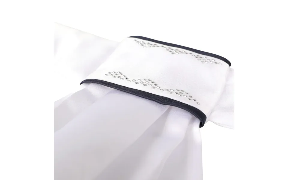 Coldstream Sunwick Ready Tied Stock - White Navy One Size