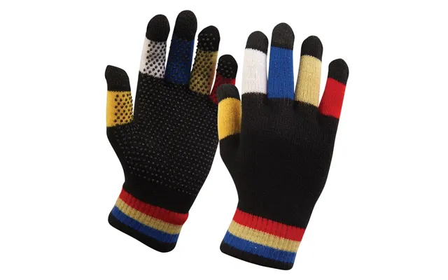 Dublin Magic Pimple Grip Riding Gloves For Adults - Black Multi One Size