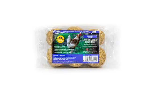 Feldy Chicken Pecker Treat Balls - Garlic 6 Packet product image