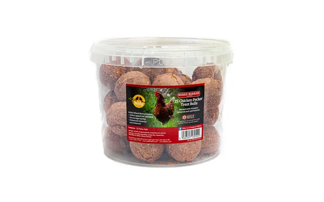 Feldy Chicken Pecker Treat Balls - Mixed Berries 25 Ball Tub product image