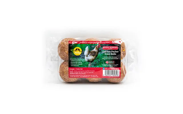 Feldy Chicken Pecker Treat Balls - Mixed Berries 6 Packet product image