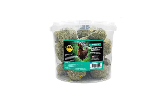 Feldy Chicken Pecker Treat Balls - Seaweed 25 Ball Tub product image