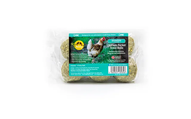 Feldy Chicken Pecker Treat Balls - Seaweed 6 Packet product image