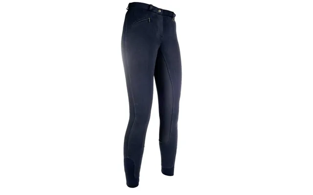 Hkm Basic Belmtex Grip Easy 3 4 Seat Children's Riding Breeches - Deep Blue Deep Blue 8-9 Years product image