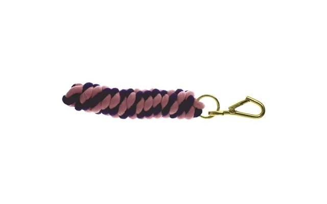 Hy Two Tone Twisted Lead Rope - Navy Pink product image