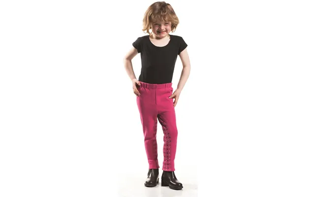 Hyperformance Star Tots Jodhpurs - Pretty Pink Blackberry Stars L
