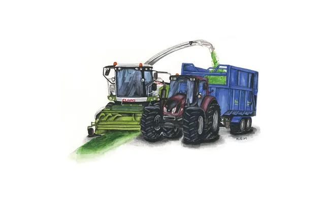 Kevin Milner Countryside Cards - Silage Time One Size