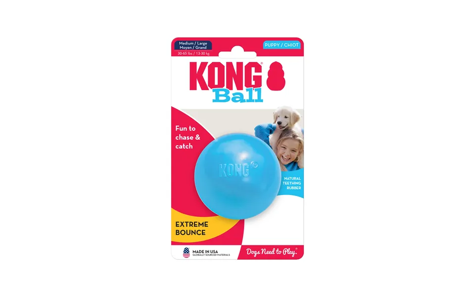 Kong Puppy Ball - Assorted M L