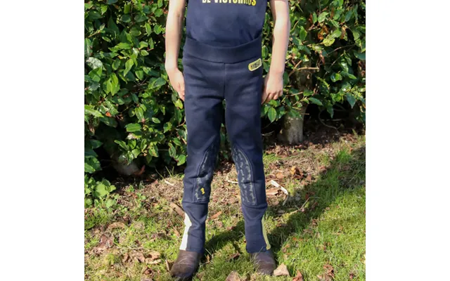 Little Knight Be Brave Tots Jodhpurs - Navy Yellow 3-4 Years product image