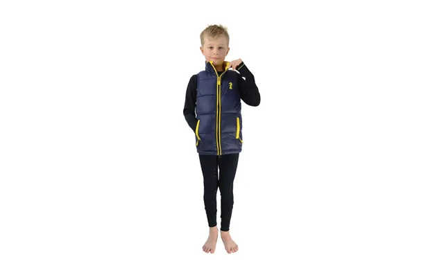 Little Knight Lancelot Padded Gilet - Navy Yellow 3-4 Years product image