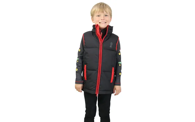 Little Knight Tractor Collection Padded Gilet - Grey Red 3-4 Years product image