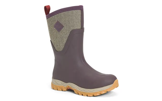 Muck Boots Arctic Sport Ii Mid Boot - Wine Herringbone Print Uk 8