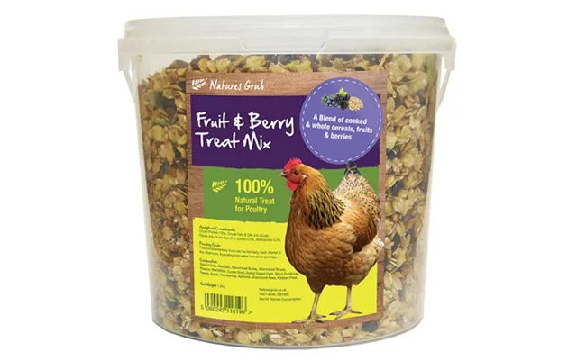 Natures Grub Fruit And Berry Poultry Treat Mix - 1.2kg product image