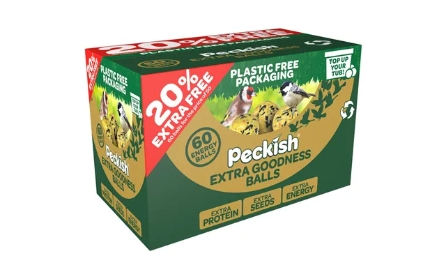 Peckish Extra Goodness Energy Balls - Pack Of 6 product image