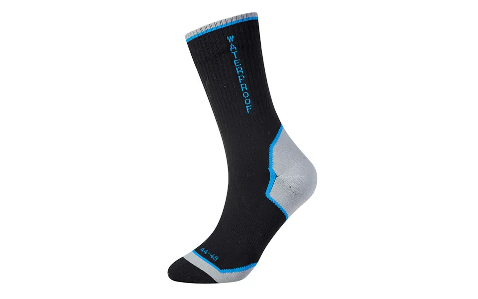 Portwest Performance Waterproof Sock - Black 44-48