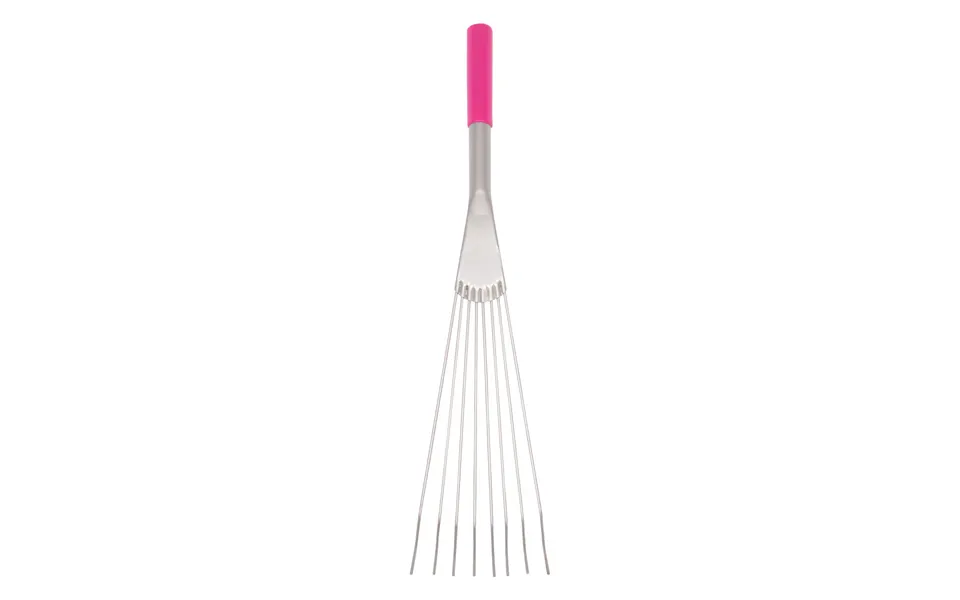 Red Gorilla Big Tidee Metal Rake Short Handle - Pink