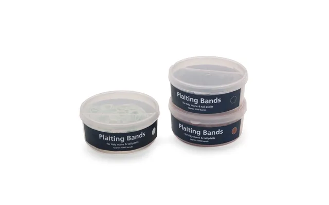 Shires Plaiting Bands - White