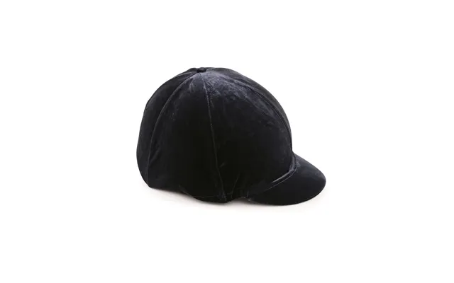 Shires Velveteen Skull Cap Cover - Black 58-62cm