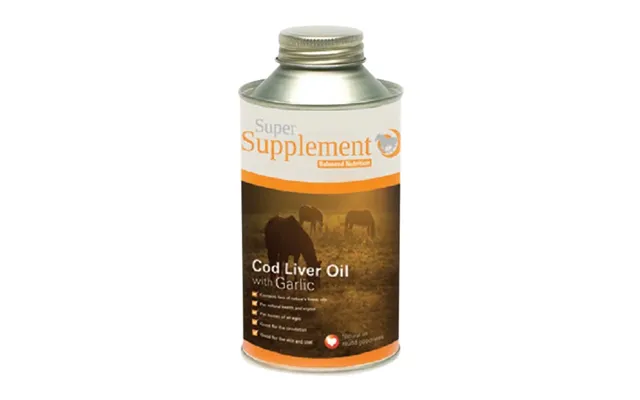 Super Supplement Cod Liver Oil With Garlic - 500ml product image