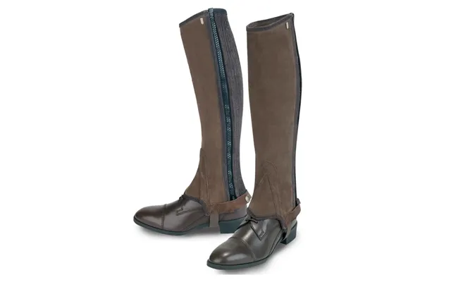 Tredstep Ireland Original Suede Half Chaps - Brown 16 15