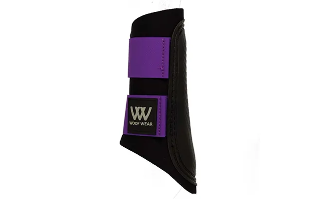 Woof Wear Club Brushing Boot - Black Ultra Violet S