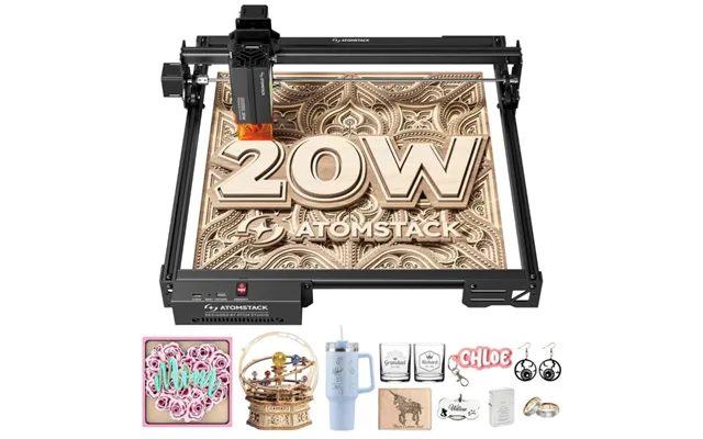 Atomstack A20 Pro V2 20w Laser Engraver - 24,000mm Min Fast Cnc Cutter For Wood, Metal & Leather