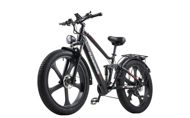 Eu Direct Randride Yx90m Electric Bike 1000w Motor 48v 13.6ah Battery 26 Inch Fat Tire Bicycle 90km Range 150kg Max Load