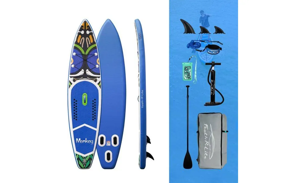 Funwater Sup Board Inflatable Surfboard Stand Up Paddle Board 350 X 84 X 15 Cm Complete Inflatable Sup Paddle Board Eu S