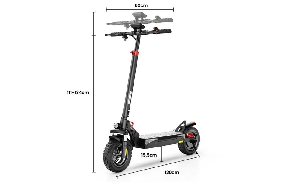 Iscooter Ix3 800w Off Road Electric Scooter 10 Pneumatic Tires - 10ah Battery