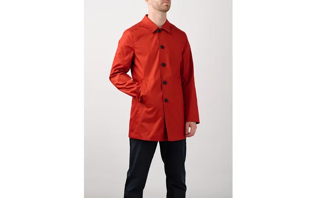 Montague Reversible Raincoat - Tomato Black 46
