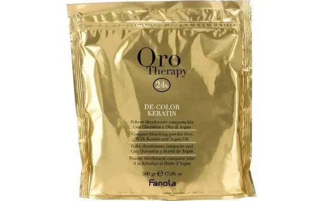 Fanola Oro Therapy De-color Keratin Blue Bleaching Powder - 500g