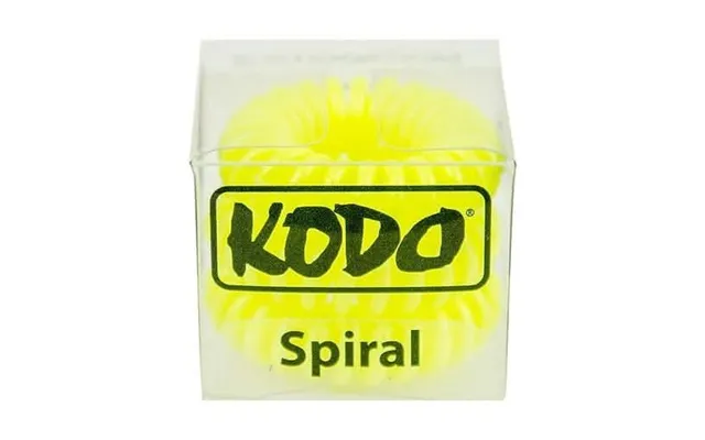 Kodo Yellow Spiral Hair Bobbles Box Of 3